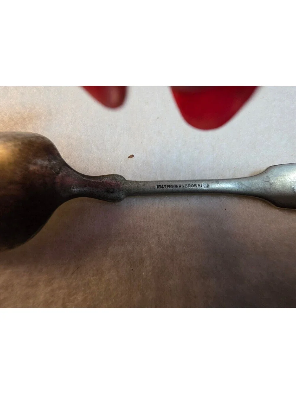 Vintage 1847 Rogers Bros First Love Silverplate 5 O’Clock Spoon 5.75